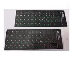 Lipdukas ant juodos klaviatūros (EN)(RU)(LT)