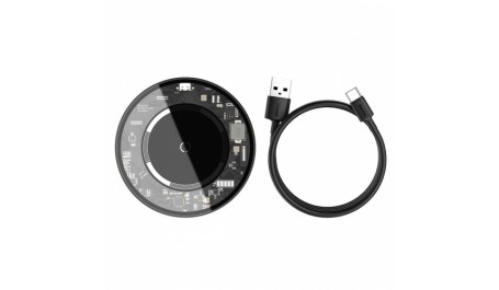 Belaidis įkroviklis Baseus 15W (WXJK-E02) išmaniems telefonams, su magnetais tinkantis iPhone12