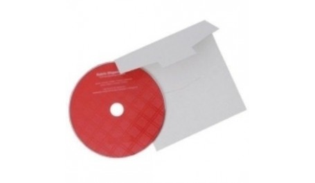 Vokai CD/DVD be langelio, 125x125mm, (1000)