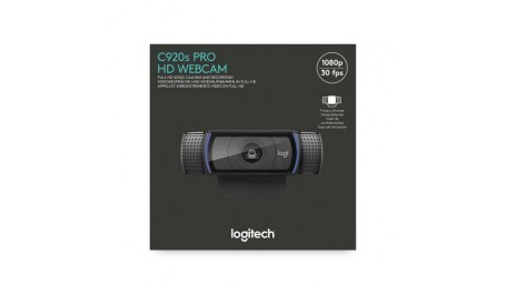 Logitech C920S Pro HD Webcam (960-001252), internetinė kamera, juoda