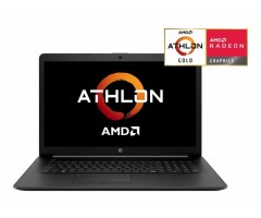 Nešiojamas kompiuteris HP 17,Athlon 3150U,17.3 SVA HD,RAM8Gb SSD 256Gb,DOS,noODD,Jet black