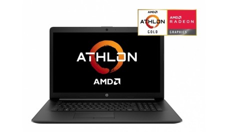 Nešiojamas kompiuteris HP 17,Athlon 3150U,17.3 SVA HD,RAM8Gb SSD 256Gb,DOS,noODD,Jet black
