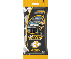 BIC Vienkartiniai skustuvai 3 ACTION (4 vnt.)