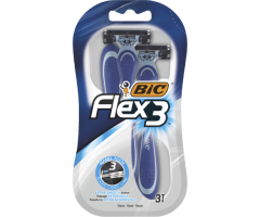 BIC Vienkartiniai skustuvai FLEX 3 COMFORT (3 vnt.)
