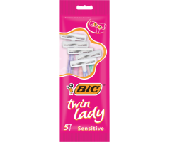 BIC Vienkartiniai moteriški skustuvai TWIN LADY (5 vnt.)