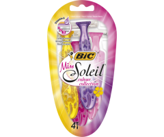 BIC Vienkartiniai moteriški skustuvai MISS SOLEIL COLOR (4 vnt.)