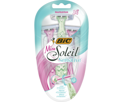 BIC Vienkartiniai moteriški skustuvai MISS SOLEIL SENSITIVE (3 vnt)