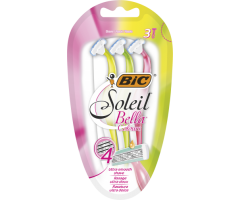 BIC Vienkartiniai moteriški skustuvai SOLEIL BELLA COLOURS (3 vnt.)