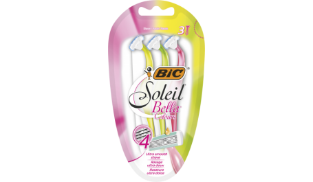 BIC Vienkartiniai moteriški skustuvai SOLEIL BELLA COLOURS (3 vnt.)