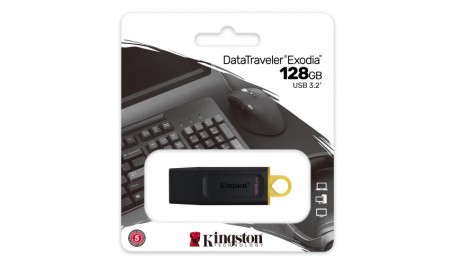 USB atmintinė Kingston DataTraveler Exodia 128GB USB3.2 Gen1 DT