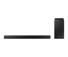 Samsung HW-T450 2.1ch 200W Soundbar (2020), garso kolonėlės, juodos