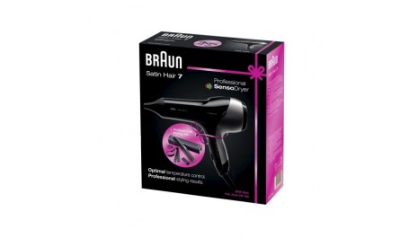 Plaukų džiovintuvas Braun Satin Hair 7 SensoDryer HD780, juodas