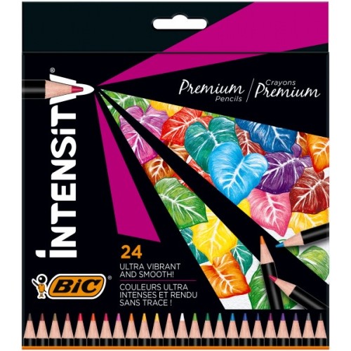 Bic Spalvoti pieštukai  Intensity 24 spalvų rinkinys 967823