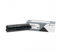 Lexmark C322 (C3220K0) Return, juoda kasetė