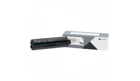 Lexmark C322 (C3220K0) Return, juoda kasetė