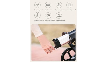 HIMO Z20, elektrinis dviratis, pilkas