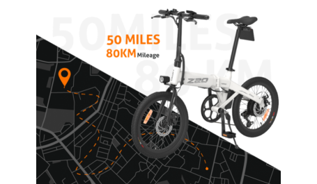 HIMO Z20, elektrinis dviratis, pilkas