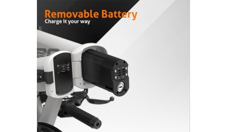 HIMO Z20, elektrinis dviratis, pilkas