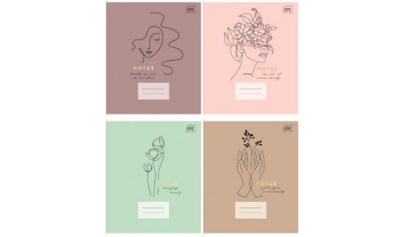 Sąsiuvinis 12l., langeliais STYLOVE INTERDRUK