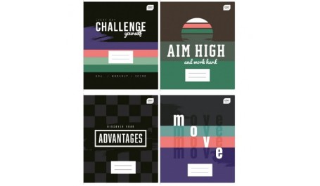 Sąsiuvinis A5, 48l., langeliais  SPORTS INTERDRUK