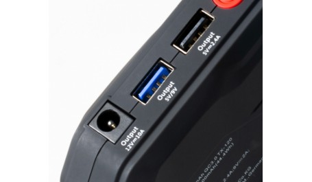 Šuolinis starteris automobiliui ir išorinė baterija 12000mAh