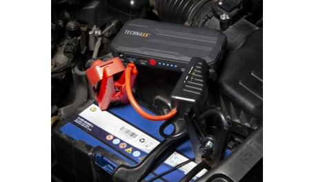 Šuolinis starteris automobiliui ir išorinė baterija 12000mAh