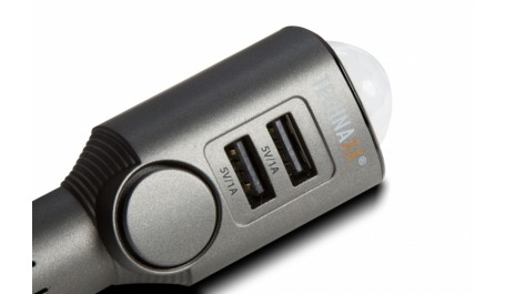 Universali signalizacija, automobilinis USB įkroviklis Technaxx Universal Mobile & Auto Alarm TX-100