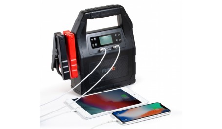 Šuolinis starteris automobiliui -sunkvežimiui , išorinė baterija 30000mAh