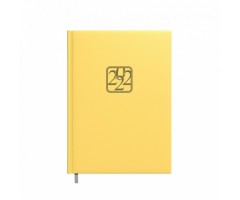 Darbo knyga-kalendorius 2022m. A5 geltona sp.