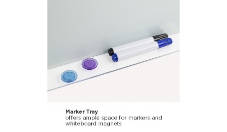 Magnetinė stikline balta lenta Up Up 600x450mm