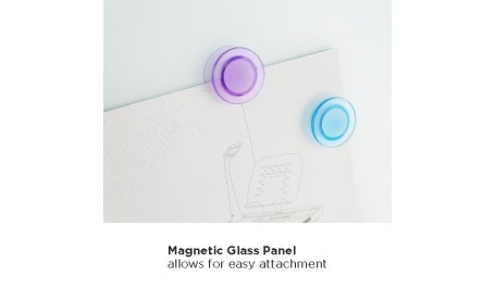 Magnetinė stikline balta lenta Up Up 900x1200mm