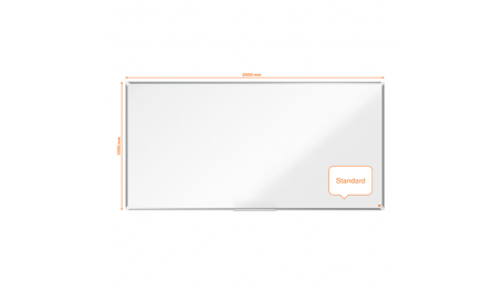Magnetinė balta lenta Nobo Premium Plus Enamel Magnetic Whiteboard 200x100cm