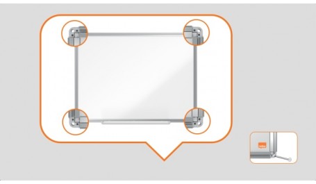 Magnetinė balta lenta Nobo Premium Plus Enamel Magnetic Whiteboard 200x100cm