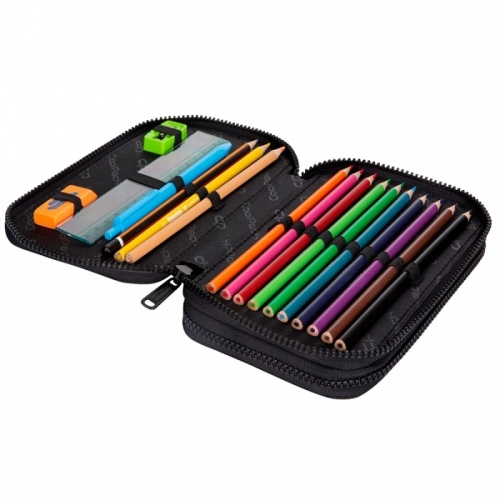 Forminis dviejų skyrių penalas su priedais CoolPack Jumper 2 Doggies