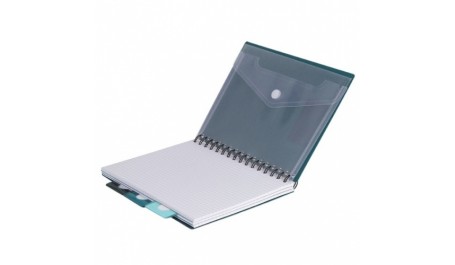 Sąsiuvinis su spirale CoolPack, A4, 200 puslapių, langeliais, mėlynos spalvos
