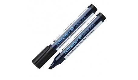 Žymeklis baltai lentai Schneider Maxx 293, 1-4 mm, kirsta galvutė juodas