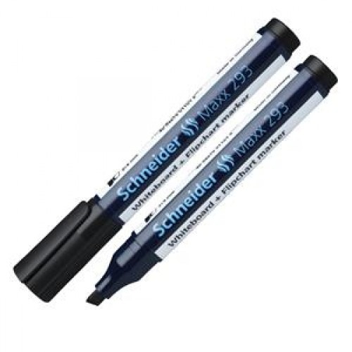 Žymeklis baltai lentai Schneider Maxx 293, 1-4 mm, kirsta galvutė juodas