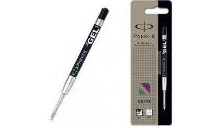 Šerdelė gelinė Parker Quink Gel, juoda