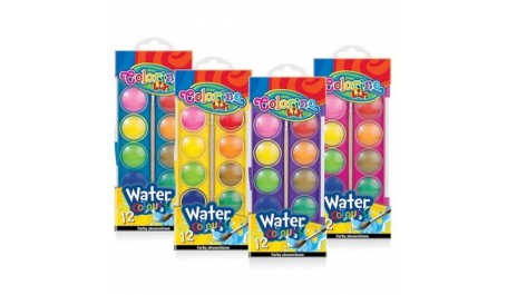 Colorino Kids Water colours small 12 colours