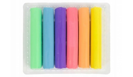 Plastilinas Colorino Pastel 6 pastelinių spalvų