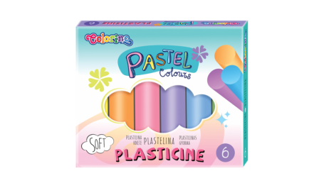 Plastilinas Colorino Pastel 6 pastelinių spalvų