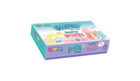 Guašas Colorino Pastel 6 pastelinių spalvų