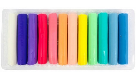 Plastilinas  Colorino Pastel 12 pastelinių spalvų