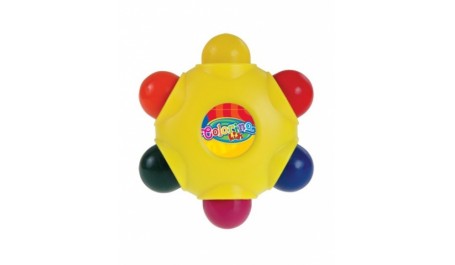 Vaškinės kreidelės Colorino Kids Star, 6 spalvų