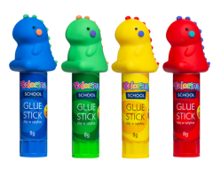 Pieštukiniai klijai Colorino PVP  8g Dinozauras