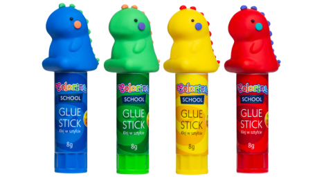 Pieštukiniai klijai Colorino PVP  8g Dinozauras