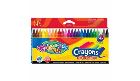 Vaškinės kreidelės Colorino Kids 12 spalvų
