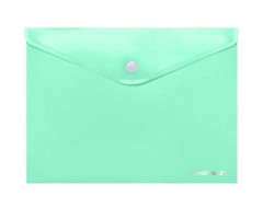 Aplankas-vokelis su spaude CoolPack , A4, plastikinis, pastelinis turkio sp.