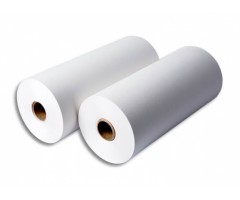 Ruloninis popierius vienasluoksnis, su kraštine perforacija 15mm+210mm+15mm, ilgis 80m,įvorė 25mm