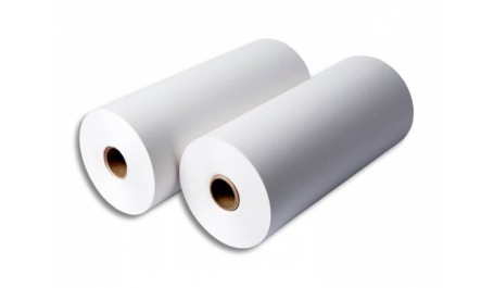 Ruloninis popierius vienasluoksnis, su kraštine perforacija 15mm+210mm+15mm, ilgis 80m,įvorė 25mm